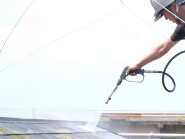 STEP3 シート養生・洗浄